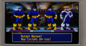 4 sprites of Cyclops