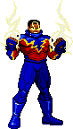 Black Lightning: 90's series - scratch-made sprite, 2011