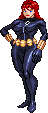 Black Widow: 2025, pose based on first appearance in Tales of Suspense #52 by Don Heck Black Widow: 2025, pose based on first appearance in Tales of Suspense #52 by Don Heck