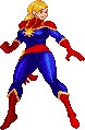 Captain Marvel, Danvers: 2017 scratch-made, Marvel vs. Capcom: Infinite stance Captain Marvel, Danvers: 2017 scratch-made, Marvel vs. Capcom: Infinite stance