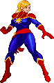 Captain Marvel, Danvers: 2017 scratch-made, Marvel vs. Capcom: Infinite stance