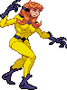 Crystal: 2025, pose is side view of her pose from Fantastic Four #81 cover by Jack Kirby Crystal: 2025, pose is side view of her pose from Fantastic Four #81 cover by Jack Kirby