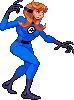 Crystal: 2025, pose is side view of her pose from Fantastic Four #81 cover by Jack Kirby Crystal: 2025, pose is side view of her pose from Fantastic Four #81 cover by Jack Kirby