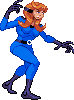 Crystal: 2025, pose is side view of her pose from Fantastic Four #81 cover by Jack Kirby Crystal: 2025, pose is side view of her pose from Fantastic Four #81 cover by Jack Kirby