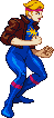 Dazzler: 2016, Konami arcade fight stance