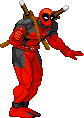 Deadpool: (base: Cyclops) Dan Hibiki imitation Deadpool: (base: Cyclops) Dan Hibiki imitation