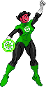 Green Lantern - Katma Tui: 2021, ring raised Green Lantern - Katma Tui: 2021, ring raised