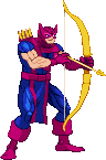 Hawkeye: 2018, fight stance from Captain America and the Avengers Hawkeye: 2018, fight stance from Captain America and the Avengers