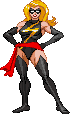 Ms. Marvel, Danvers: 2015 scratch-made, based on Dave Cockrum's cornerbox art Ms. Marvel, Danvers: 2015 scratch-made, based on Dave Cockrum's cornerbox art