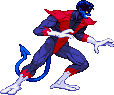 Nightcrawler: 2014, original outfit, Konami pose Nightcrawler: 2014, original outfit, Konami pose