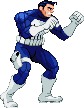the Punisher: Capcom '93 fight stance the Punisher: Capcom '93 fight stance