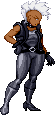 Storm: Scratch-made sprite based on Paul Smith's art of Storm' for Marvel Universe D.E. #12, made to make Capcom's Storm sprites