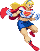 Supergirl: 2016, pose based on Bruce Timm artwork