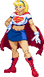 Supergirl: 2016, pose based on BoB Oskner artwork Supergirl: 2016, pose based on BoB Oskner artwork