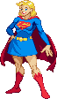 Supergirl: 2016, pose based on BoB Oskner artwork