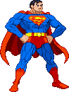 Superman: Akimbo stand, scratch-made Superman: Akimbo stand, scratch-made