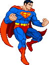 Superman: Taito hover pose, scratch-made