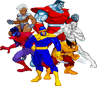 X-Men NES: 2014 (base: all from Capcom games except for Nightcrawler, who was scratch-made) Uncanny X-Men NES uniforms