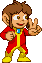 Alex Kidd: scissors, Enchanted Castle outfit