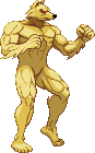 Golden Wolf - P1: 2017 scratch-made, fighting stance Golden Wolf - P1: 2017 scratch-made, fighting stance