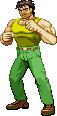 Ryu: scratch-made sprite based on ending portrait pose