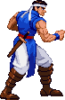 Richter Belmont: 2016, original outfit, fight stance