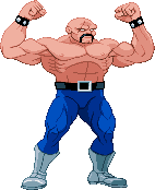 Abobo: 2024, Double Dragon 1995 win pose 1