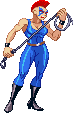 Linda: 2021, Double Dragon II blue