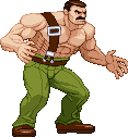 Mike Haggar: Final Fight stance Mike Haggar: Final Fight stance