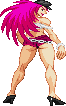 Poison: 2024 scratch-made, back turned pose based partially on official art, Final Fight outfit Poison: 2024 scratch-made, back turned pose based partially on official art, Final Fight outfit