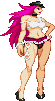 Poison: scratch-made, USF4 stance, Final Fight outfit