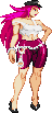 Poison: scratch-made, USF4 stance, Final Fight CD outfit