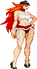 Roxy: scratch-made, USF4 stance, Final Fight outfit Roxy: scratch-made, USF4 stance, Final Fight outfit