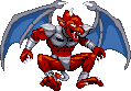 Red Arremer King: hover (scratch-made sprite)