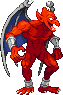 Firebrand/Red Arremer: 2018, Demon's Crest stance(scratch-made sprite)