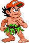 Master Higgins: 2022, Super Adventure Island II stance - Susumu Matsushita-inspired art style