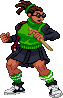 Vonetta a.k.a. Vernacula: 2025, 2023 redesign, fight stance with wooden stake Vonetta a.k.a. Vernacula: 2025, 2023 redesign, fight stance with wooden stake