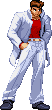 Kunio-Kun: (edited from Capcom CvS sprite)Hands in pockets