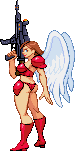 Michelle Heart: 2017 scratch-made, pose based on official game art
