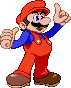 Mario: Leslie Cabarga DK art pose, Yoichi Kotabe-style