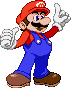 Mario: Leslie Cabarga DK art pose, Yoichi Kotabe-style
