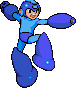 Mega Man: 2017 scratch-made NES jump shot pose