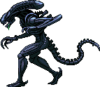 Alien Warrior: Capcom arcade stance