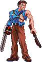 Ash J. Williams: Evil Dead II, 2022 update of 2015 sprite