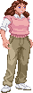 Nancy Thompson: 2019, teen, pink sweater Nancy Thompson: 2019, teen, pink sweater