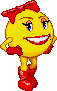 Ms. Pac-Man: scratch-made sprite (based on PrimeOp fanart)