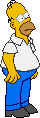 Homer: Konami beat 'em up pose Homer: Konami beat 'em up pose
