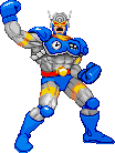 Sonic Blast Man: 2010 (edit, base: Captain America by Capcom)Pre 100 MT punch