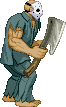 Rick Taylor: Splatterhouse stand Rick Taylor: Splatterhouse stand