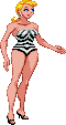 Barbie: 2023, 1959 swimsuit